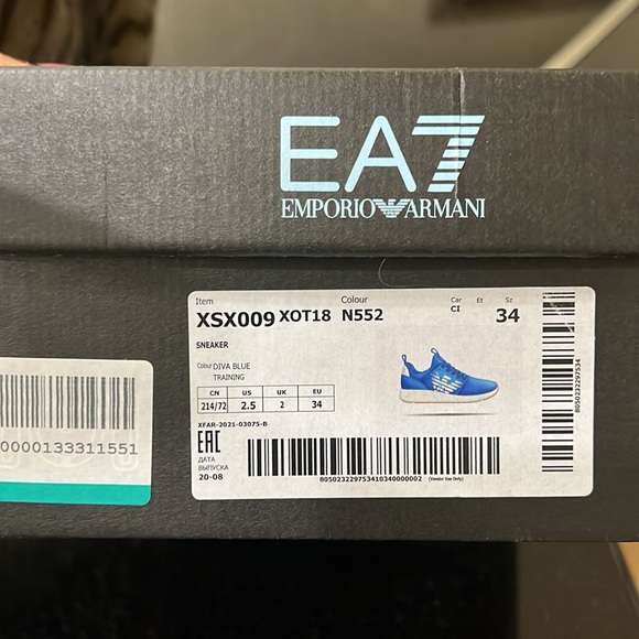 EA7 EMPORIO ARMANI SNEAKERS FOR BOY - Picture 2 of 2